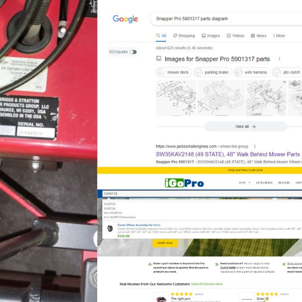 How To Find Lawn Mower Parts