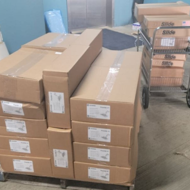 Pallet of Proslide XT Lawn Mower Sulkies