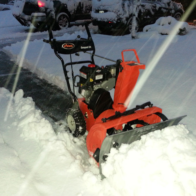 Turn Your Snow Blower into a Slush Plow
