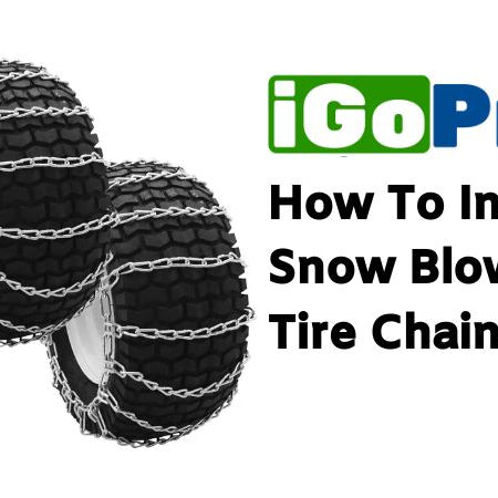 Tire chain installation guide