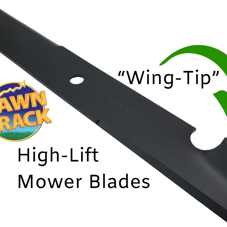 New "Wing-Tip" High-Lift Lawn Mower Blades by Lawn Crack