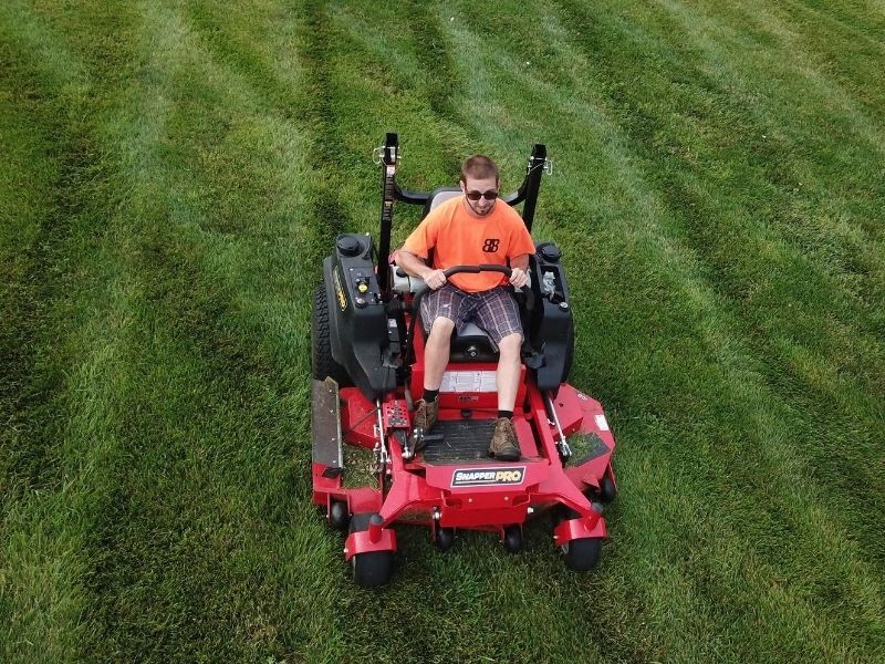 Mowing rates per online acre