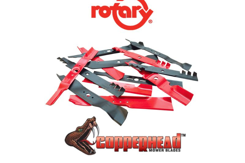 Rotary's Copperhead Lawn Mower Blades