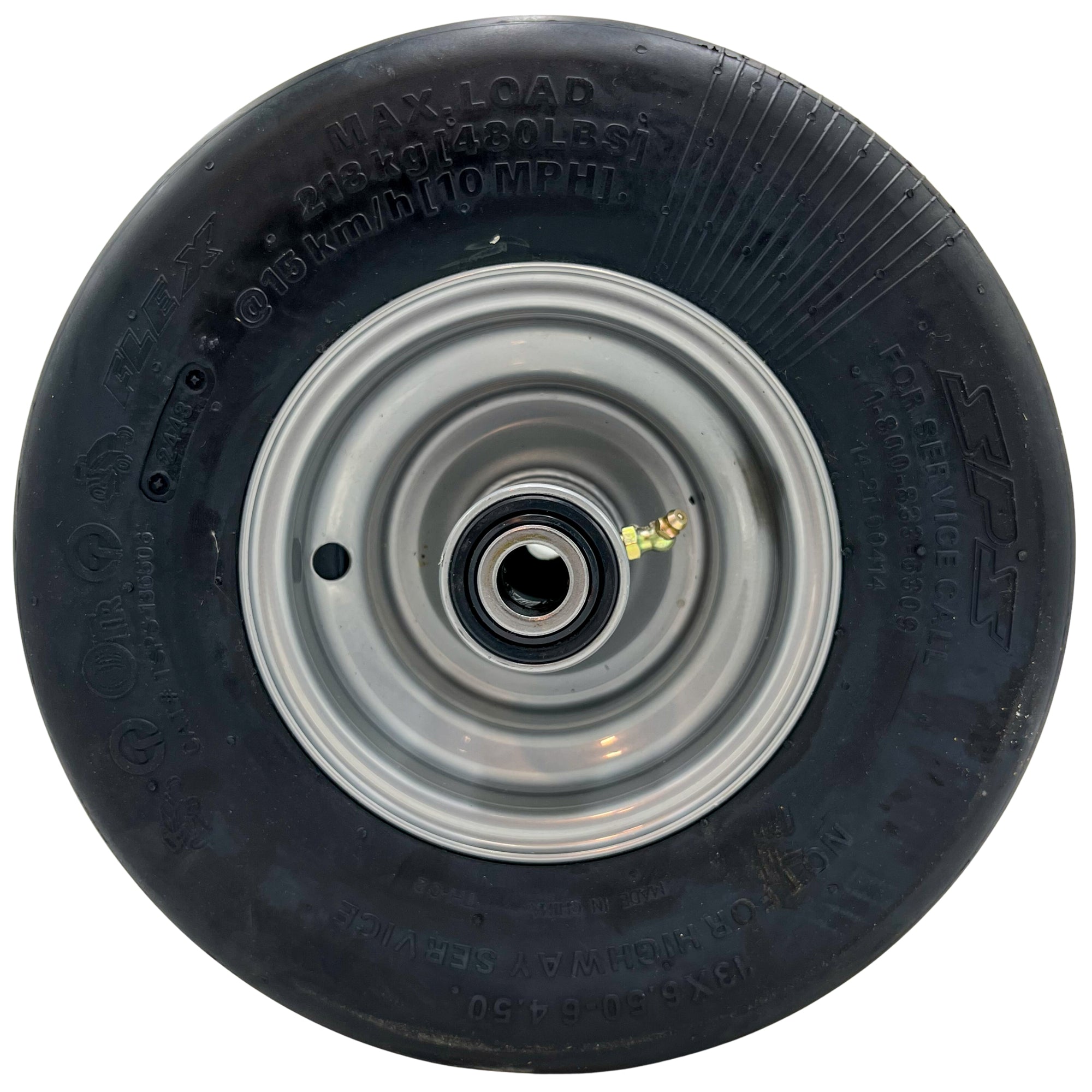 Hustler P/N 607317 TIR/WHL 13X6.50-6 SLV For X-One Super Z