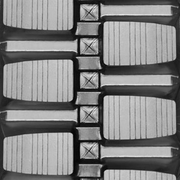 180x72x39 Rubber Tracks (Set of 2) Block Tread Pattern (E1)