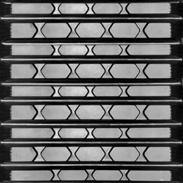 639-1832ML 18x4x56 Rubber Tracks (Set of 2) MTL Tread Pattern