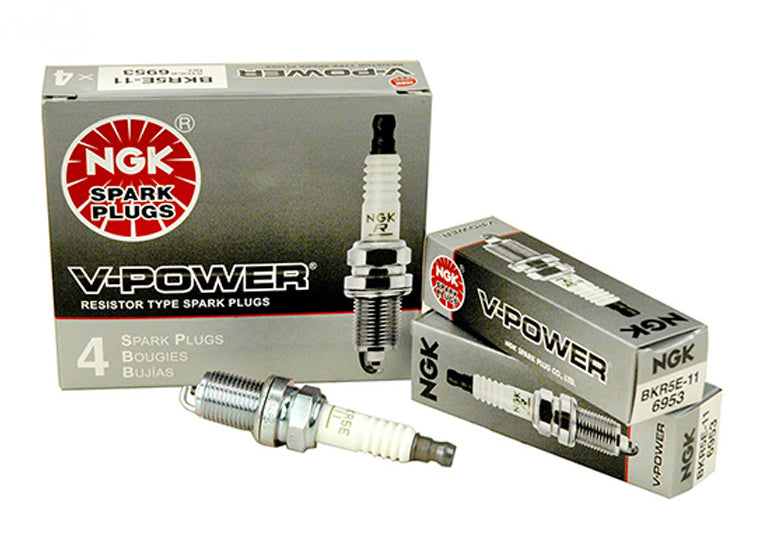 NGK Spark Plug BKR5E-11 (QTY: 4)