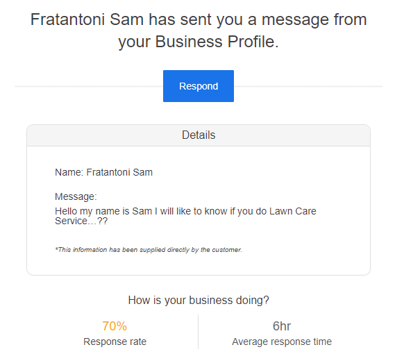 Spam Google My Business Messages Targeting Lawn Services Are Out Of Control