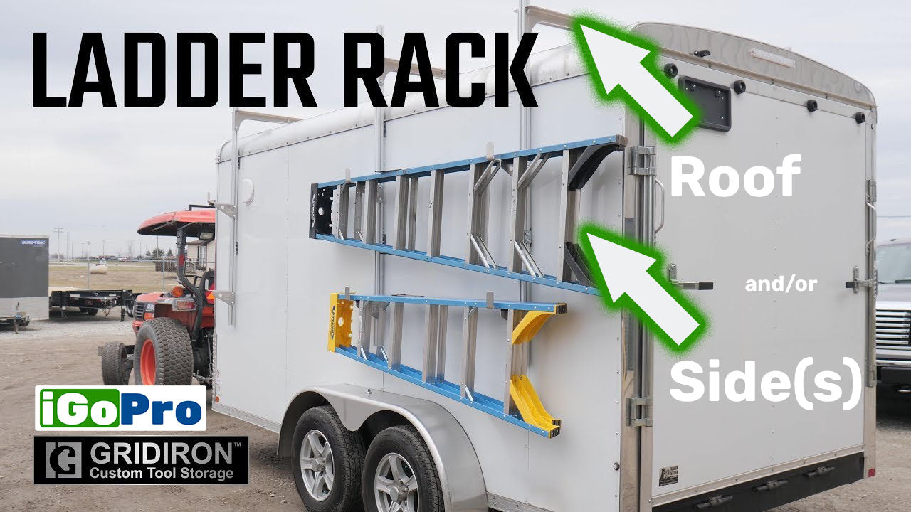 Custom Ladder Racks For Enclosed Trailers