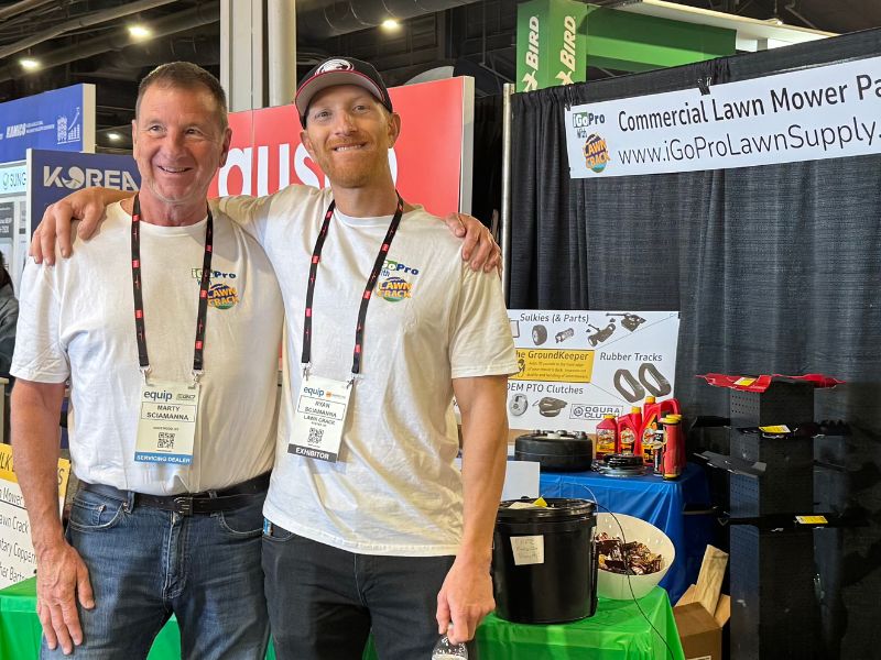 2025 Equip Expo - Lawn Crack's Hardened Steel Blade Set Give-Away Winners