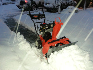 Turn Your Snow Blower into a Slush Plow