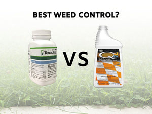 What is the best weed control product? Tenacity Herbicide vs Q4 Plus Turf Herbicide
