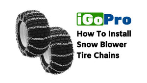 How To Install Snow Blower Tire Chains