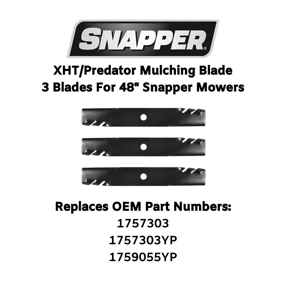 XHT Mower Blades and Predator Mower Blades