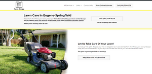 Lawn Care Website Design in 2021