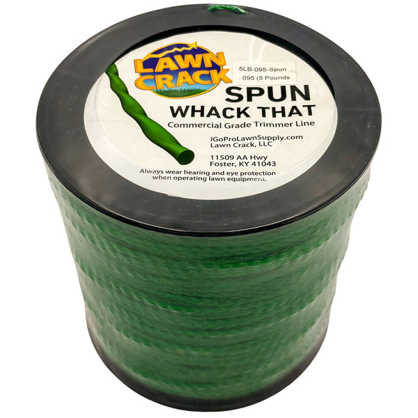 .095 Spun Trimmer Line 5 Pounds Commercial Grade Lawn Crack