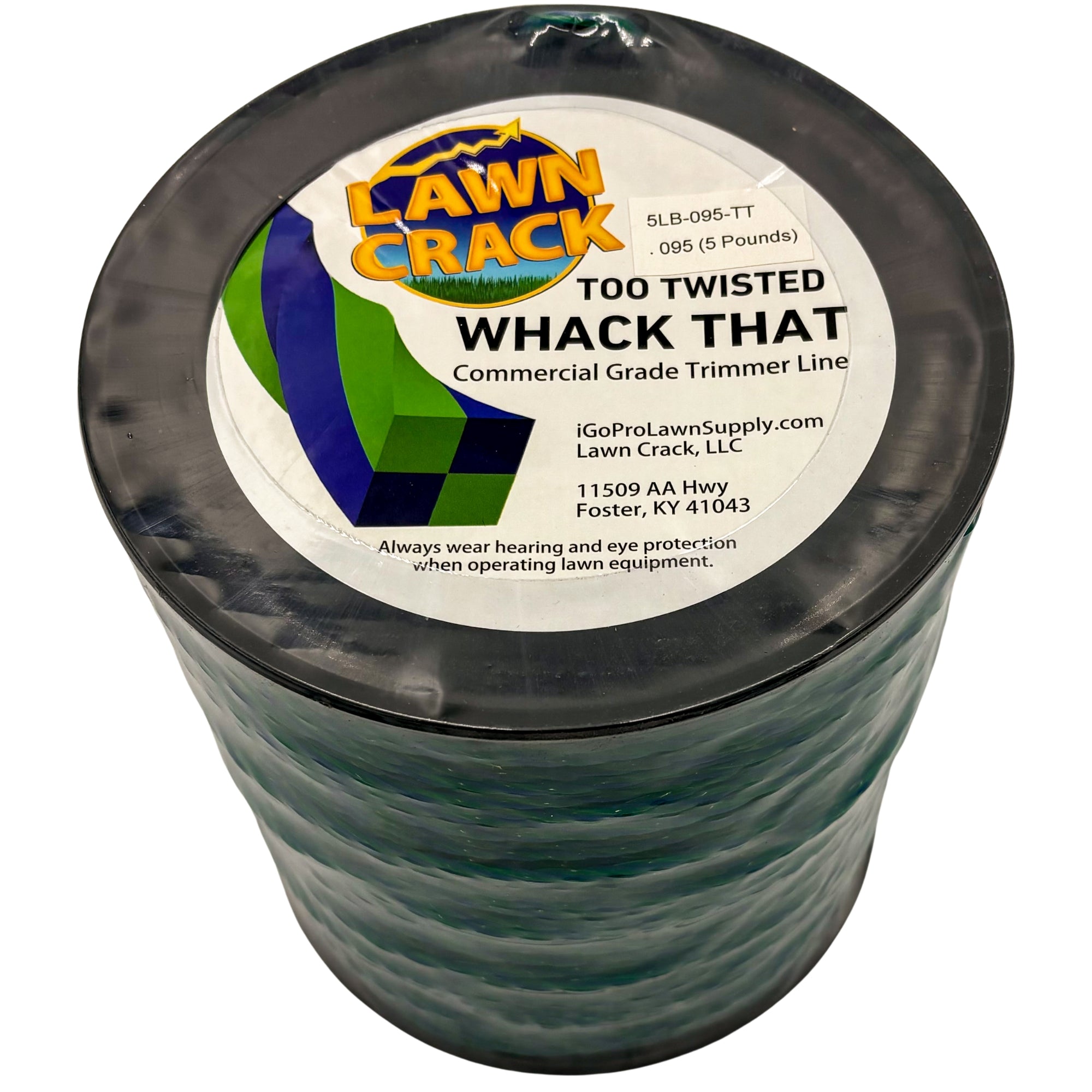 .095 Too Twisted Trimmer Line 5 Pounds Commercial Grade Lawn Crack