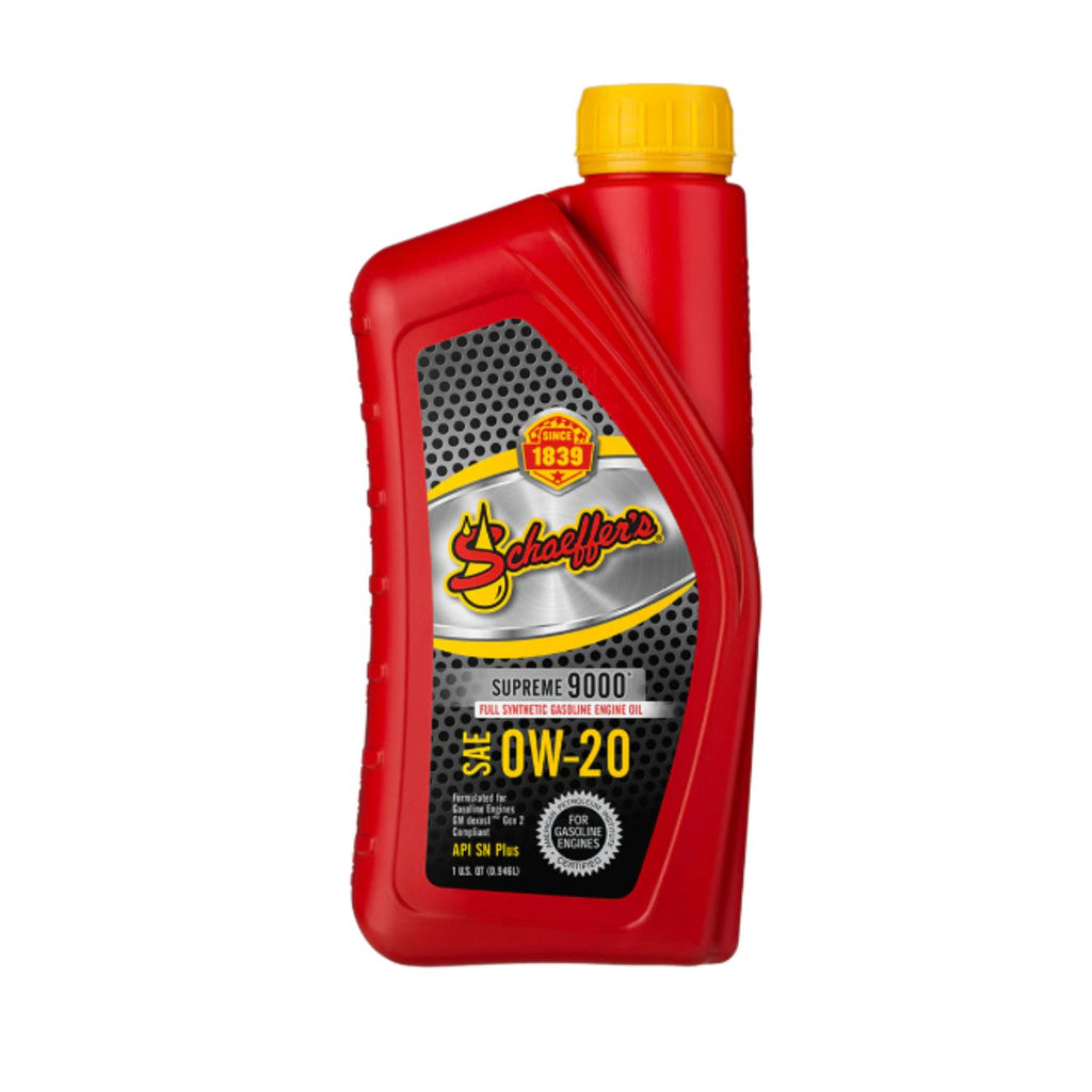 0W-20 Oil Schaeffer's Supreme 9000™ Full Synthetic 0W-20 Engine Oil