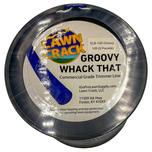 .105 Groovy Trimmer Line 5 Pounds Commercial Grade Lawn Crack