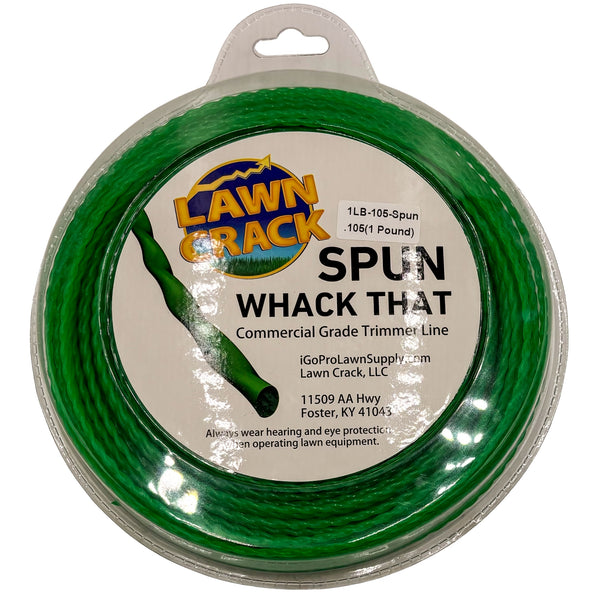 .105 Spun Trimmer Line 1 Pound Commercial Grade Lawn Crack