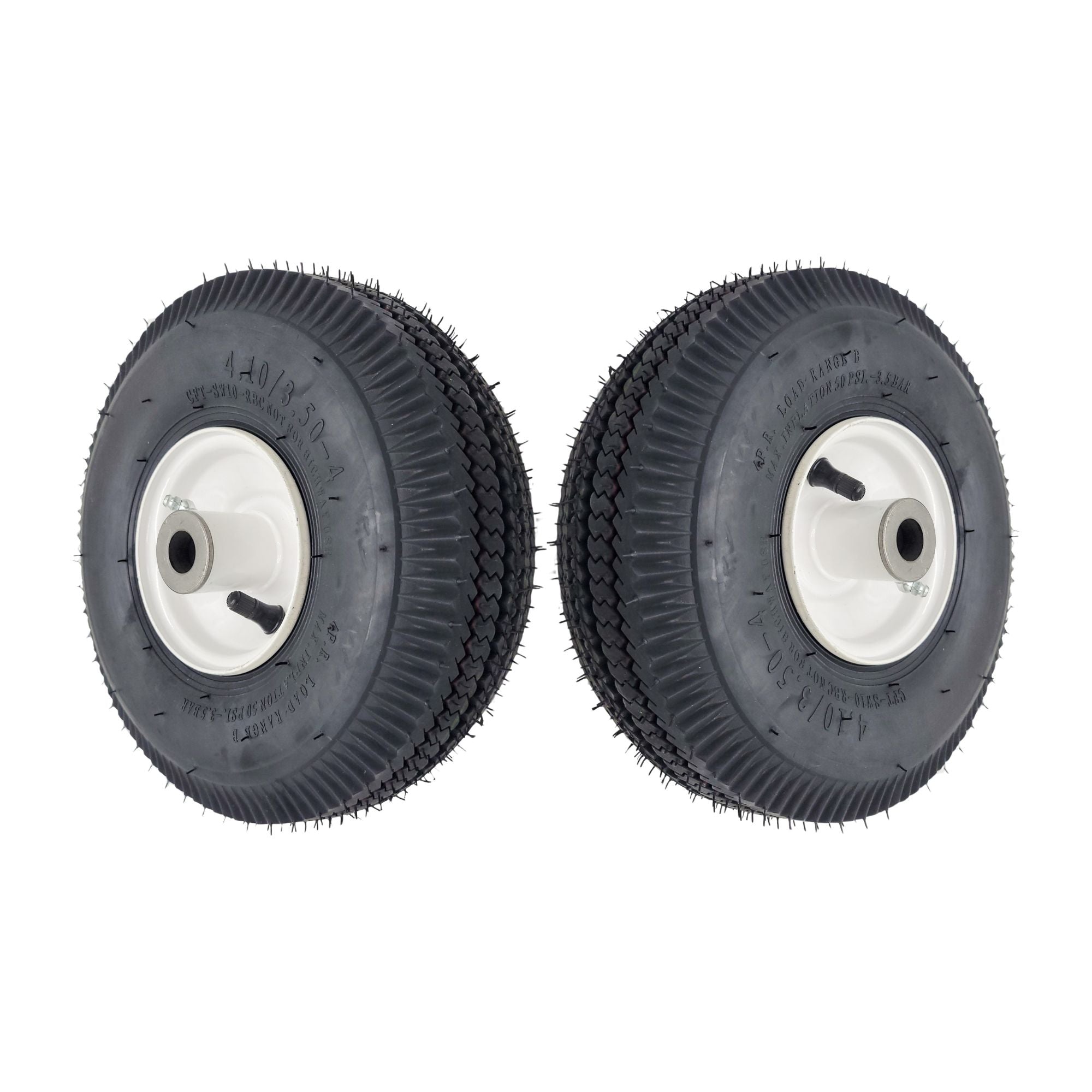 2-Pack Toro TimeCutter 105-3471 Front Wheels With Tires 4.10x3.50-4