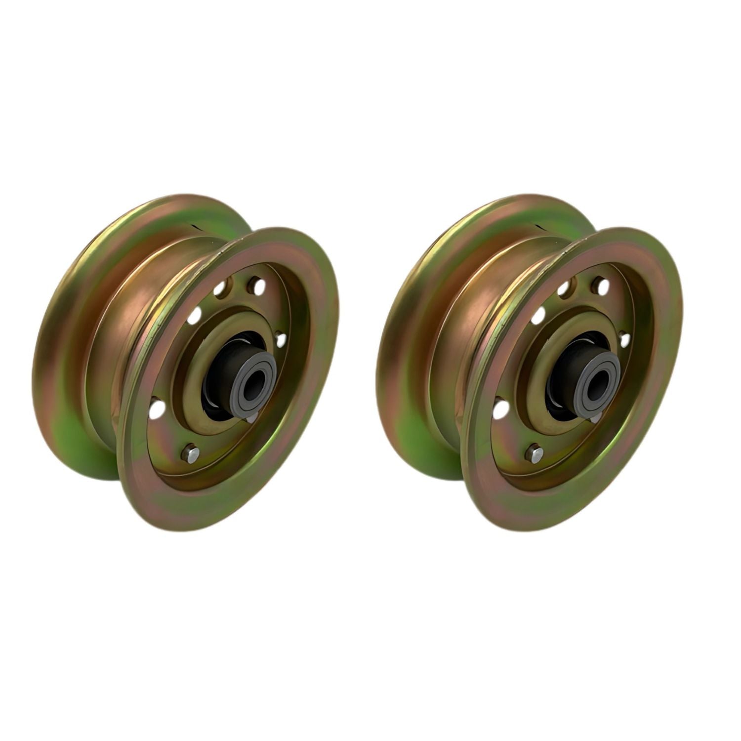 2 Pack Flat Idler Pulleys for Husqvarna 532177968 532193197