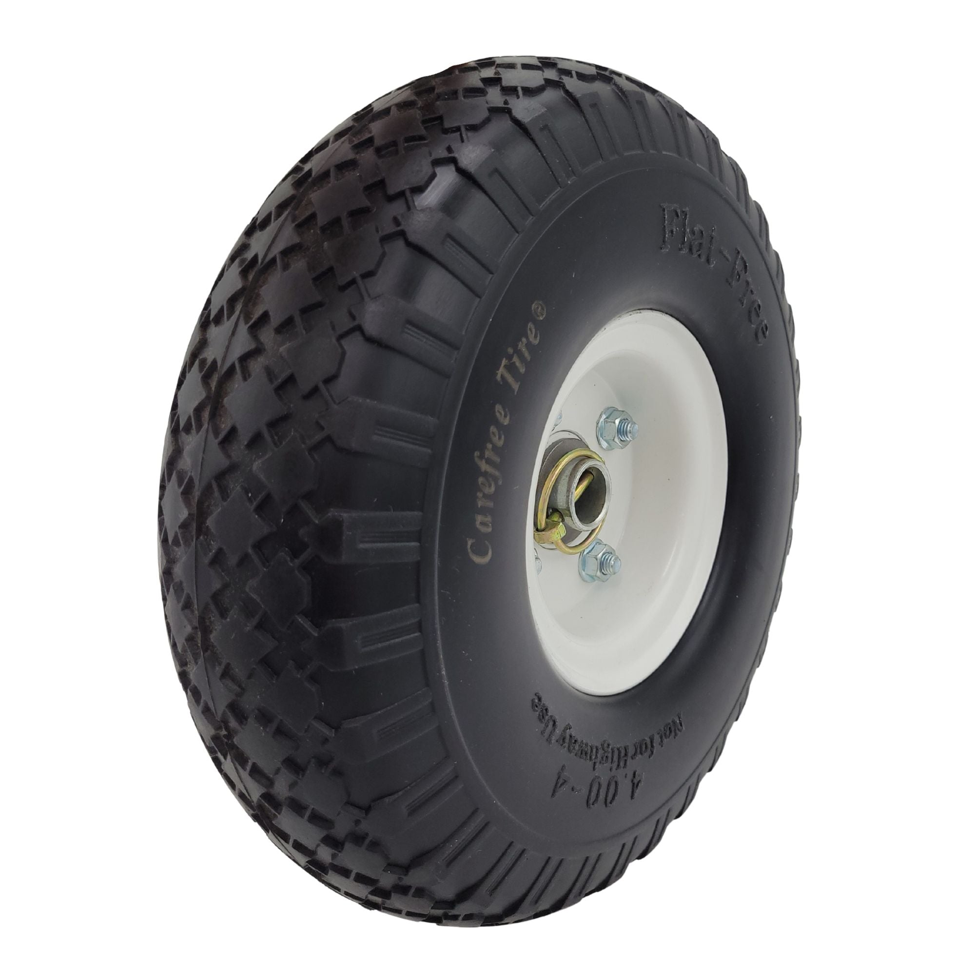Bradley Mower 2-Wheel Sulky Wheel & Tall Tire Set (Flat-Free