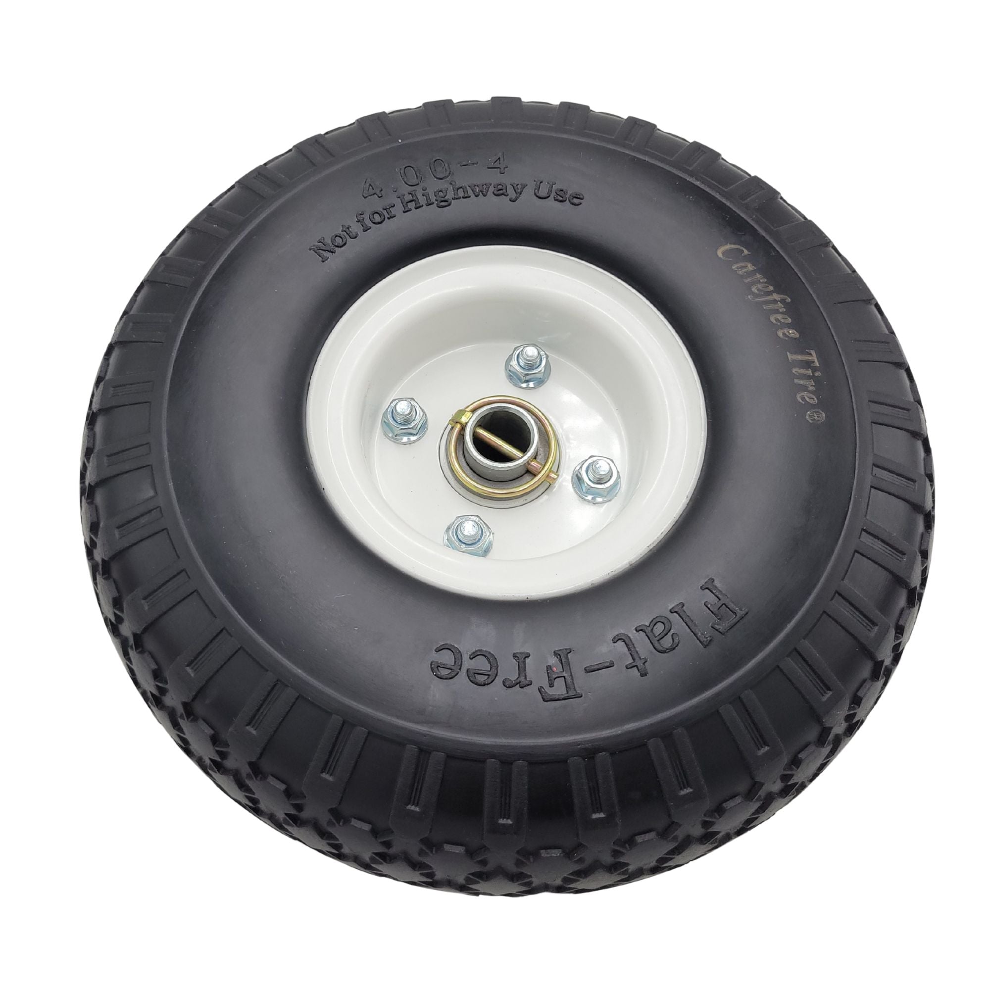 Bradley Mower 2-Wheel Sulky Wheel & Tall Tire Set (Flat-Free