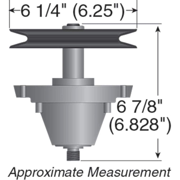 MTD/Cub Cadet/Troy-Bilt 918-06989 Spindle Assembly 618-06989