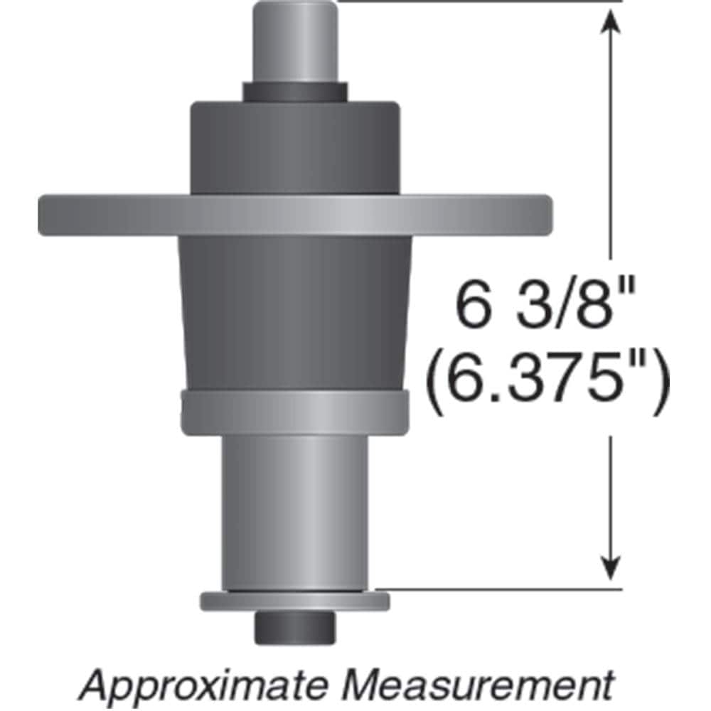 Hustler/Excel P/N 350595K SPINDLE ASSY, DECK MMZ (Z, ATZ & Super Z