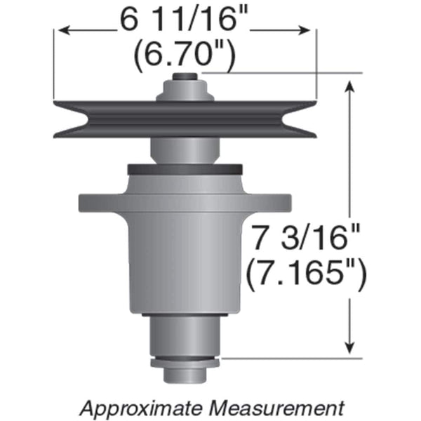 Exmark 103-1184 Cutter Housing 44