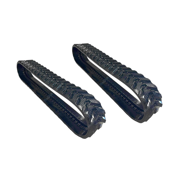 300x52.5x80  Rubber Tracks (Set of 2)  D2 Tread Pattern