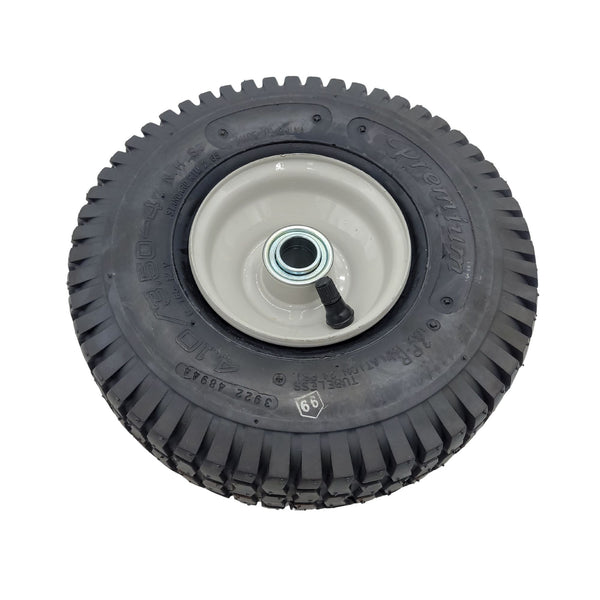 Snapper Front Wheel Assembly 7052267YP with 4.10x3.50-4 Turf Tread Tire