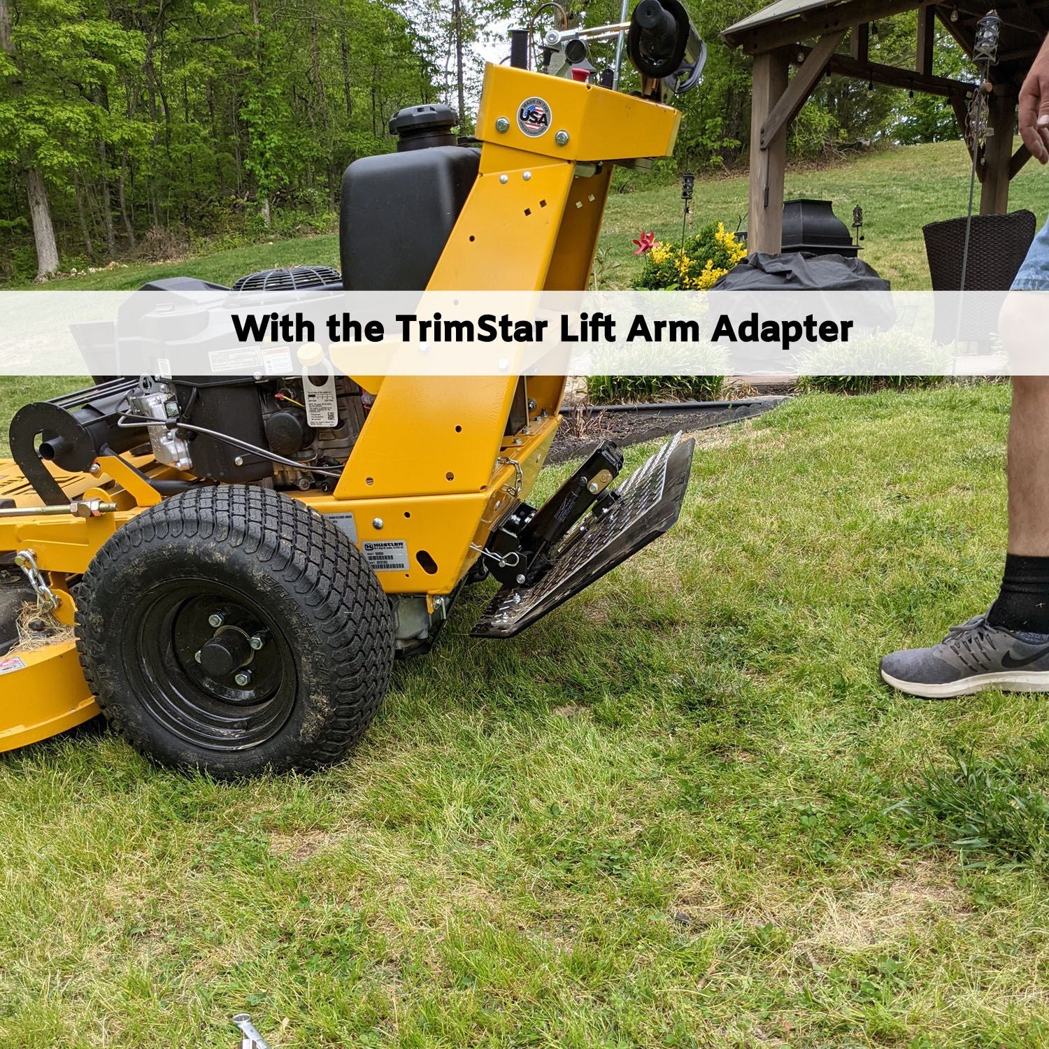 TrimStar/Proslide Adaptor - Use Proslide XT Sulky w/Hustler TrimStar ...