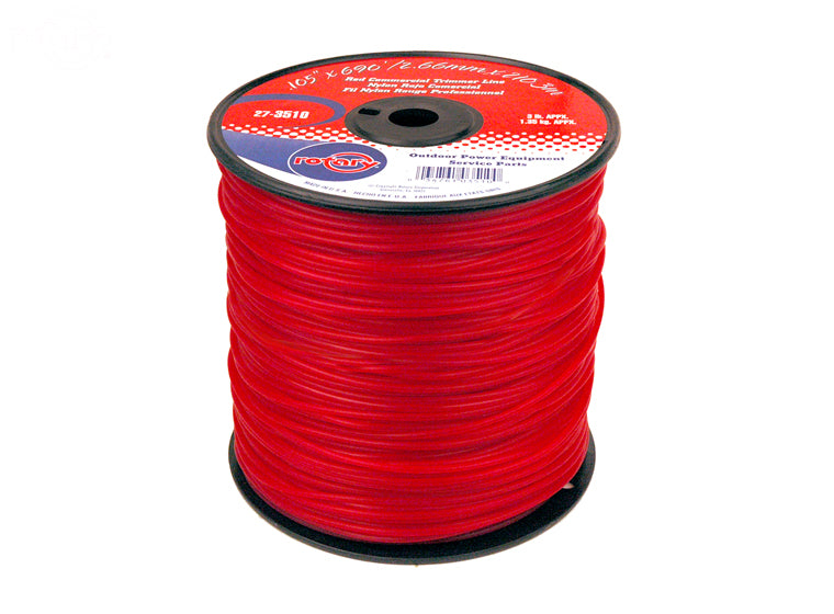 Rotary 3510 Round Red Trimmer Line .105 Dia. Medium Spool Made in the USA