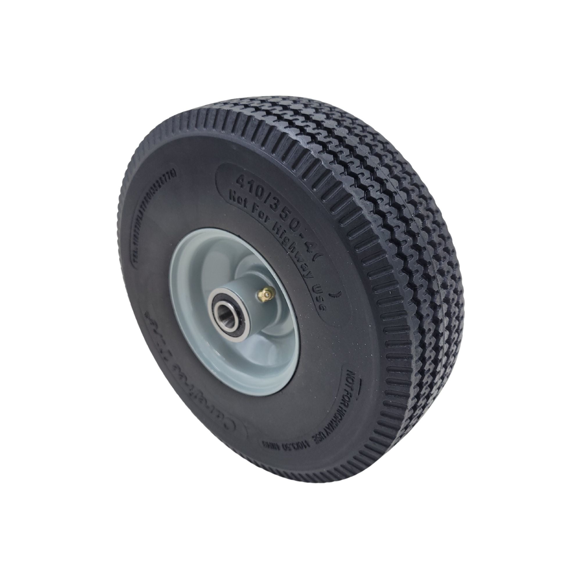 3 Pack - 4.10/3.50x4 No Flat Wheels For Little Wonder 4164205 Saw Tooth Complete Assy