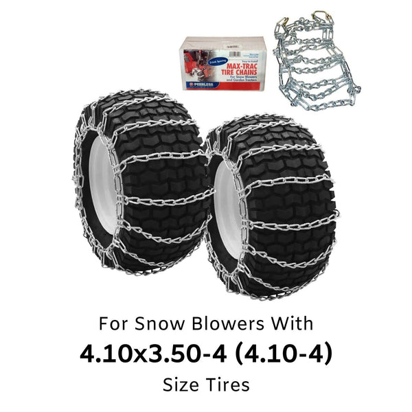 Tire Chains For 4.10x3.50-4 Size Tire