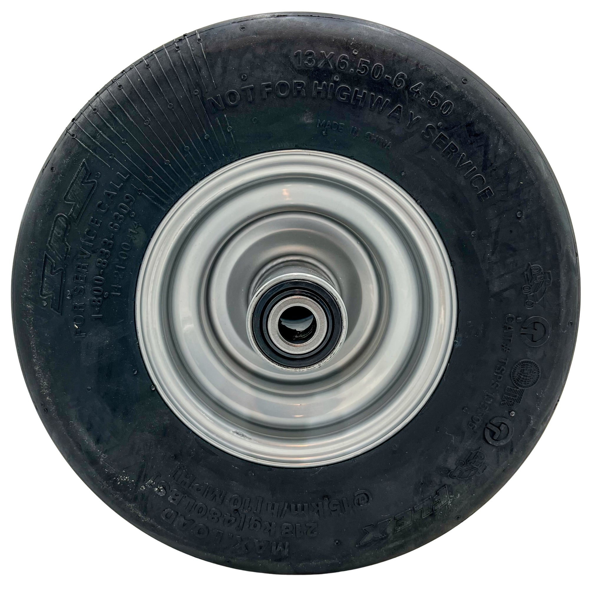 Hustler P/N 607317 TIR/WHL 13X6.50-6 SLV For X-One Super Z