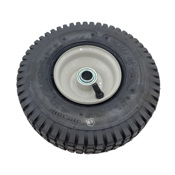 Snapper Front Wheel Assembly 7052267YP with 4.10x3.50-4 Turf Tread Tire