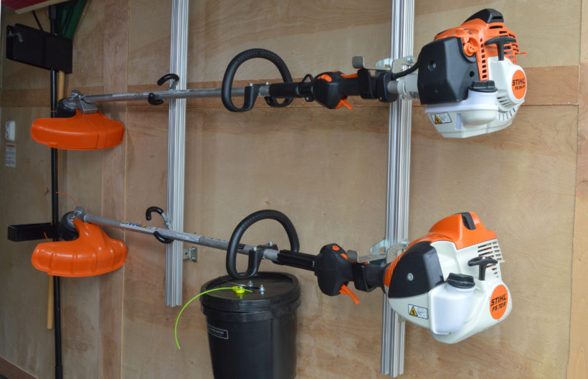 Trailer Rack String Trimmer Rack System Holds 2 String Trimmers ...