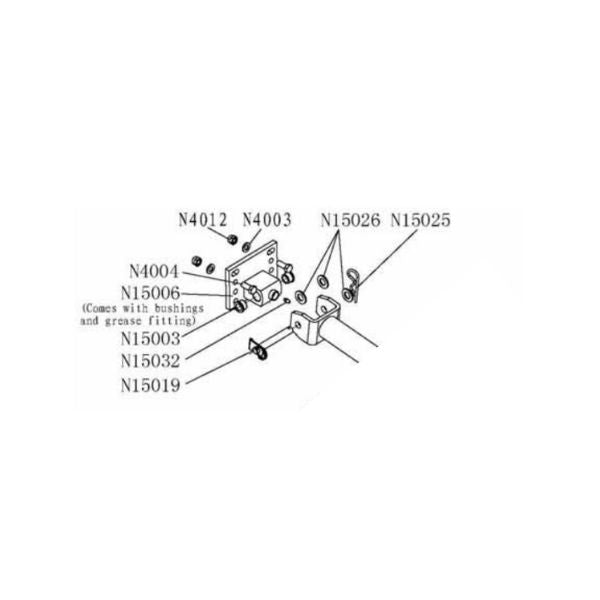 Havener Enterprises Mower Sulky Hitch Kit For Additional Mowers