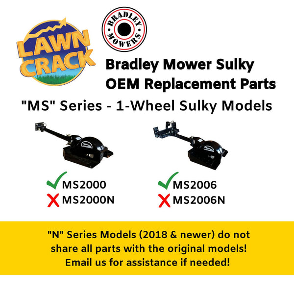 MS2000 & MS2006 Wheel Assembly Mower Sulky 15040