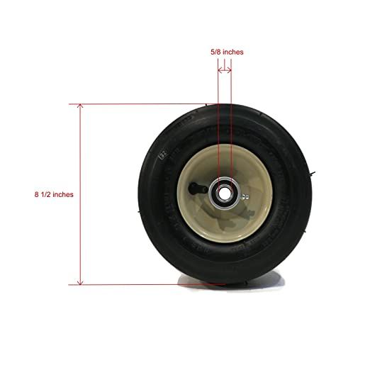 Grasshopper Caster Wheel & 9x3.50-4 Tire