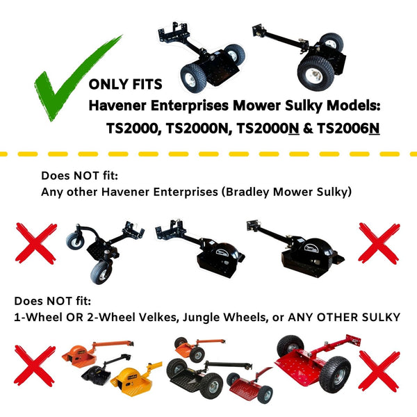 Havener Enterprises Sulky Wheel 15041 For TS2000-TS2006N