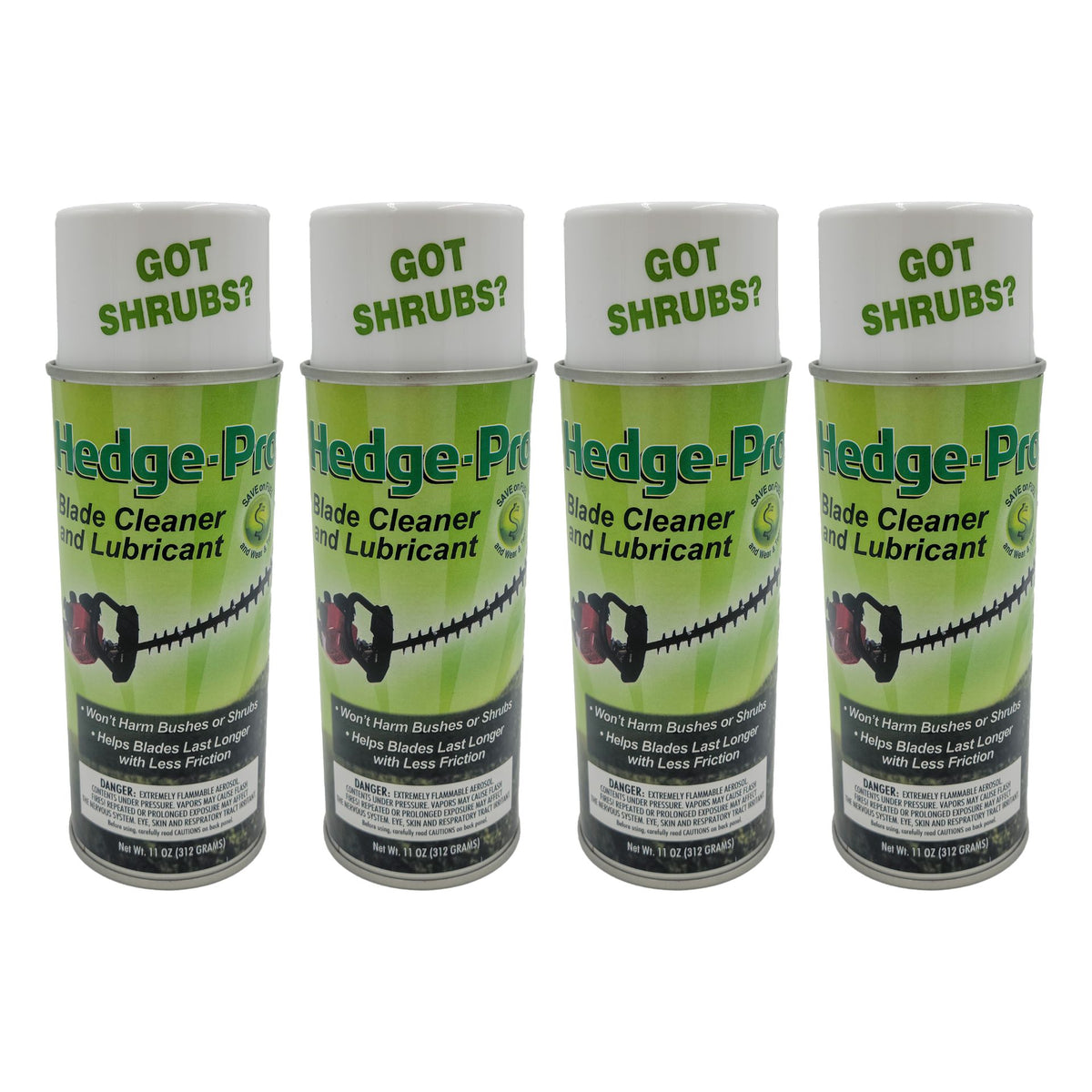 4Pack HedgePro Hedge Trimmer Lubricant & Cleaner iGoPro Lawn Supply