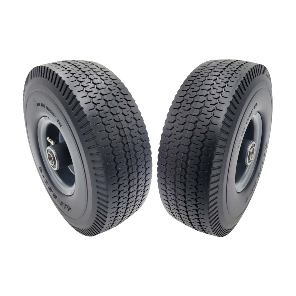 2-Pack Little Wonder Blower Wheel 4164205 Flat-Free 10" Semi-Pneumatic (933-1)