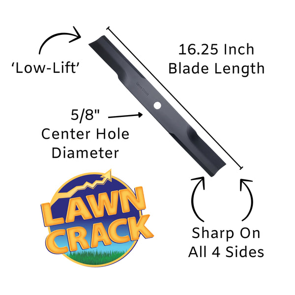 (9-Pack) Low-Lift Blade For Most 48-Inch Lawn Mowers 16-1/4