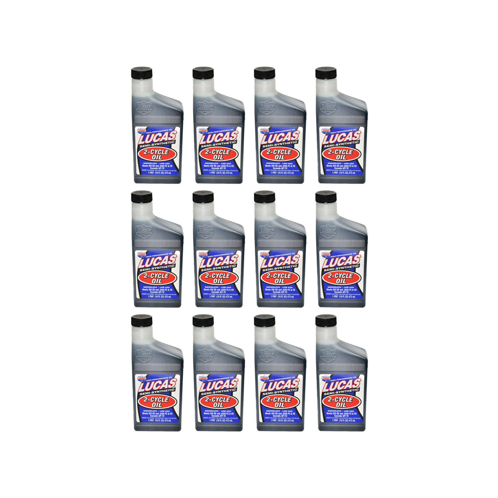 2-Cycle Oil Lucas Semi-Synthetic (Case of 12 16oz bottles)