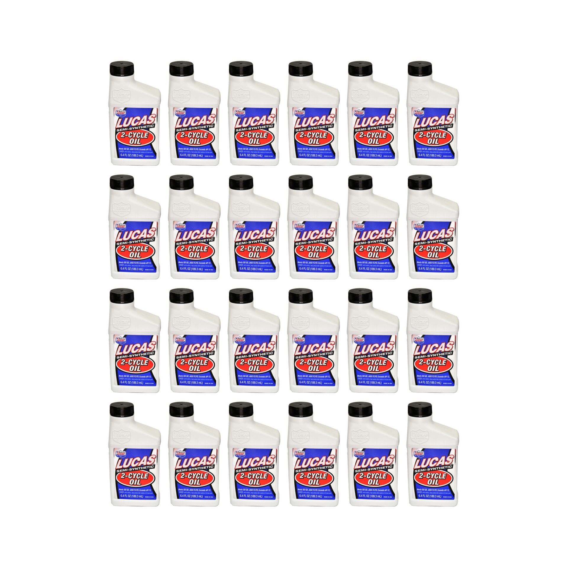 2-Cycle Oil Lucas Semi-Synthetic (Case of 24 6.4oz bottles)