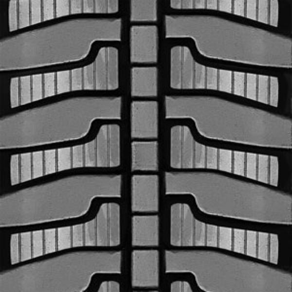 250x72x52  Rubber Tracks (Set of 2)  P Tread Pattern